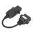 30cm Car OBD2 Diagnostic Cable Adapter 8PIN to 16PIN Plastic Scanning Tool Cord for Trucks