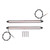 2pcs LED Daytime Running Lamp Dynamic Turn Signal 2 Light Colors 10.83in Universal for Car