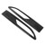 2pcs Black Side Light Surrounds ABS Car Exterior Decoration Accessories Replacement for Jaguar FPACE XFL 2021