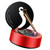 Car Aromatherapy Solar Drive Small Solar Rotating Car Aroma Diffuser for Decoration Ornaments Gifts Red(Ocean Flavor) 1 Aromatherapy Tablet and 1 Bottle of Essential Oil