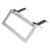 Aluminium Alloy License Plate Mount Bracket Kit Replacement for Tesla Model 3 2017‑2022 Silver