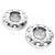 Pair of Wheel Hub Cap Replacement 5C3Z1130NA Fit for Ford F450 F550 Super Duty 05‑17