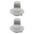 2PCs Sun Visor Retainer Clip 5G0857561B Car Sun Visor Hook Replacement for Seat Tarraco 2019‑2022