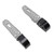 Motorcycle Rear Pedal Slip Resistance Aluminum Alloy Rear Passenger Footrest Replacement for VOGE 250RR 300AC 500AC Gray