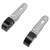 Motorcycle Rear Pedal Slip Resistance Aluminum Alloy Rear Passenger Footrest Replacement for VOGE 250RR 300AC 500AC Gray