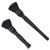 2PCS Car Detailing Scratchfree Brush Dirt Dust Cleaning Tool Black for Trucks Motorcycles Bicycles