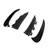 4Pcs set Glossy Black Rear Bumper Air Vent Spoiler Cover Trim Replacement for MercedesBenz GLA Class GLA200 260 GLA35