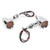 2pcs Motorcycle LED Turn Signal Lamp 12V 10mm Amber Light Chrome Plated Shell Universal