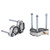 3/4in Water Pump Spacer Kit Aluminium Alloy High Accuracy Fit for Chevrolet LS / LS1 Engine