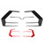 Gloss Black Tail Lights Cover Canards Flare Set Left Right Replacement for MK7 GTD R 2013‑2016