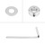Car Clutch Pedal Repair Kit Clip with Allen Key for Ford Fiest MK6 Fushion Mazda2