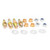 Door Hinge Pin Bushing Kit 89025539 Replacement for Chevrolet Avalanche SUT Base 2002‑2006