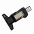 Car Digital Tyre Tire Tread Depth Gauge 0‑25.4mm Measurer Tool Caliper LCD Display Black