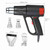 Electric Hot Air Gun Handheld Stepless Temperature Adjustable Heat Gun for Welding Shrink Wrapping