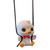 Swing Duck Car Hanging Ornament Cute Swing Duck Car Rear View Mirror Pendant Car Dashboard Decoration for Car Decor