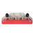 48V 150A 4 Post Power Distribution Terminal Block 7 Way Bus Bar with Cover for Cars RVs Boats Red