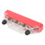 48V 150A 4 Post Power Distribution Terminal Block 7 Way Bus Bar with Cover for Cars RVs Boats Red