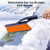 Car Ice Scraper Detachable Snow Remover Snow Brush Multifunctional Ice Shovel Cleaning Tool Thickened EVA Handle for Ice Snow Frost
