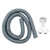 Bilge Pump Hose Fast Flow Rate Grey Flexible Leak Proof Aging Resistant Marine Installation Kit for 1‑1/2In Outlets