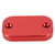 Motorcycle Front Brake Fluid Reservoir Cover CNC Aluminum Alloy Fluid Tank Cap for AEROX 155 NVX 155 Red