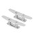 2PCs Open Base Boat Cleat 4in Universal Fit for Watercraft Boat Yacht Kayak Jet Ski Docks Decks