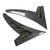 Pair of Side Air Vent Trim Sport Style TPU High Toughness Universal Side Air Outlet Frame for Car Carbon Fiber Style