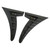 Pair of Side Air Vent Trim Sport Style TPU High Toughness Universal Side Air Outlet Frame for Car Carbon Fiber Style