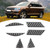 6Pcs/Set Carbon Fiber Rear Sign Sticker Trim Decoration Fits for VW Touareg 2011-2018