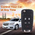 5 Button Entry Car Remote Control Key Fob Chip Key for CHEVROLET CAMARO CRUZE MALIBU SONIC GM