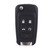 5 Button Entry Car Remote Control Key Fob Chip Key for CHEVROLET CAMARO CRUZE MALIBU SONIC GM