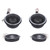 2pcs Dome Tweeter Speaker 150W High Efficiency Clear Sound Loudspeaker Universal for Car
