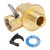 Quick Engine Oil Drain Valve M14‑1.25 Brass Stainless Steel with LC‑10 Lever Clip for Vans Light Trucks