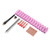 37pcs TIG Wearing Parts Set Welding Torch Kit Gas Lens Nozzle for WIG WP‑17/WP‑18/WP‑26F/SR‑17/SR‑26
