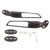 Motorcycle Wing Rearview Mirror Adjustable Side Mirrors Wind Wing Replacement for NINJA 250 300 400 650 H2 H4