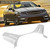 ABS Silver Steering Wheel Trim Cover Fits for Mercedes Benz C Class W204 2011-2013