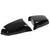 2pcs Side Door Mirror Cover Left Right 51167187431 Replacement for E60 E61 F10 F11 F01 F02 2008‑2013Glossy Black