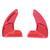 2PCS Car Steering Wheel Paddle Extension Shifter Replacement for Dodge Challenger 2015‑2019Red