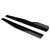 29.3in Car Side Skirt Rocker Splitters Universal AntiScratch Protector Glossy Black Modified Parts