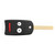 2+1 Car Button Remote Key Fob Shell Cover Replacement Accessory Fit for Honda