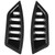 2pcs Carbon Fiber Air Vent Outlet Trim Cover Decoration Sticker Fit for Forester SK 2019