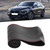 38mm Leather Steering Wheel Cover DIY Embossing Needles&amp;Thread Kit Interior Decoration(Black Red )