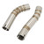 2pcs Motorcycle Exhaust Mid Link Pipe Stainless Steel Replacement for YZF‑R1 2007‑2008