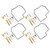 Motorcycle Carburetor Repair Kit Needle Valve Seat Gasket Replacement for CBR400RR NC23