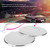 5in Plastic Frame White Mesh Car Audio Speaker Grill Guard Protector Cover(2pcs)