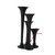 135DB Car Air Horn Four Trumpet Tube Black Loudspeaker for Train Ship Truck Motorcycle DC 12V