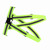 Reflective Vest Adjustable Elastic Safety Vest Strap for Running Cycling Jogging Green