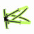 Reflective Vest Adjustable Elastic Safety Vest Strap for Running Cycling Jogging Green