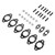 Exhaust Manifold Bolts Gaskets Kit 5266422 Metal Alloy Replacement for Dodge for Cummins 5.9L,6.7L 24V 1998.5‑2019