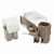 Alternator Voltage Regulator Brush Holder with Brush Aluminum Alloy 126000‑2470 8090‑4424 for Acura Accord