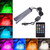 Car LED Light Strip, EECOO 4pcs Car Interior Light Music LED Lighting Kit Underdash Lights with